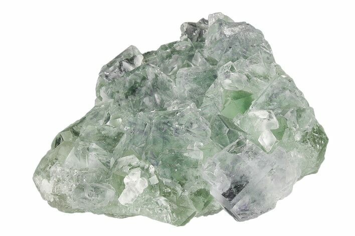 Gemmy, Purple & Green Cubic Fluorite Crystals - Excellent Edges #205570